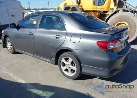 2011 Toyota Corolla S from USA, damaged, VIN 2T1BU4EE8BC623285